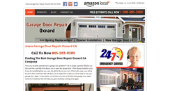 Desktop Screenshot of garagedoorrepairoxnardcal.com