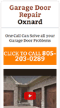 Mobile Screenshot of garagedoorrepairoxnardcal.com